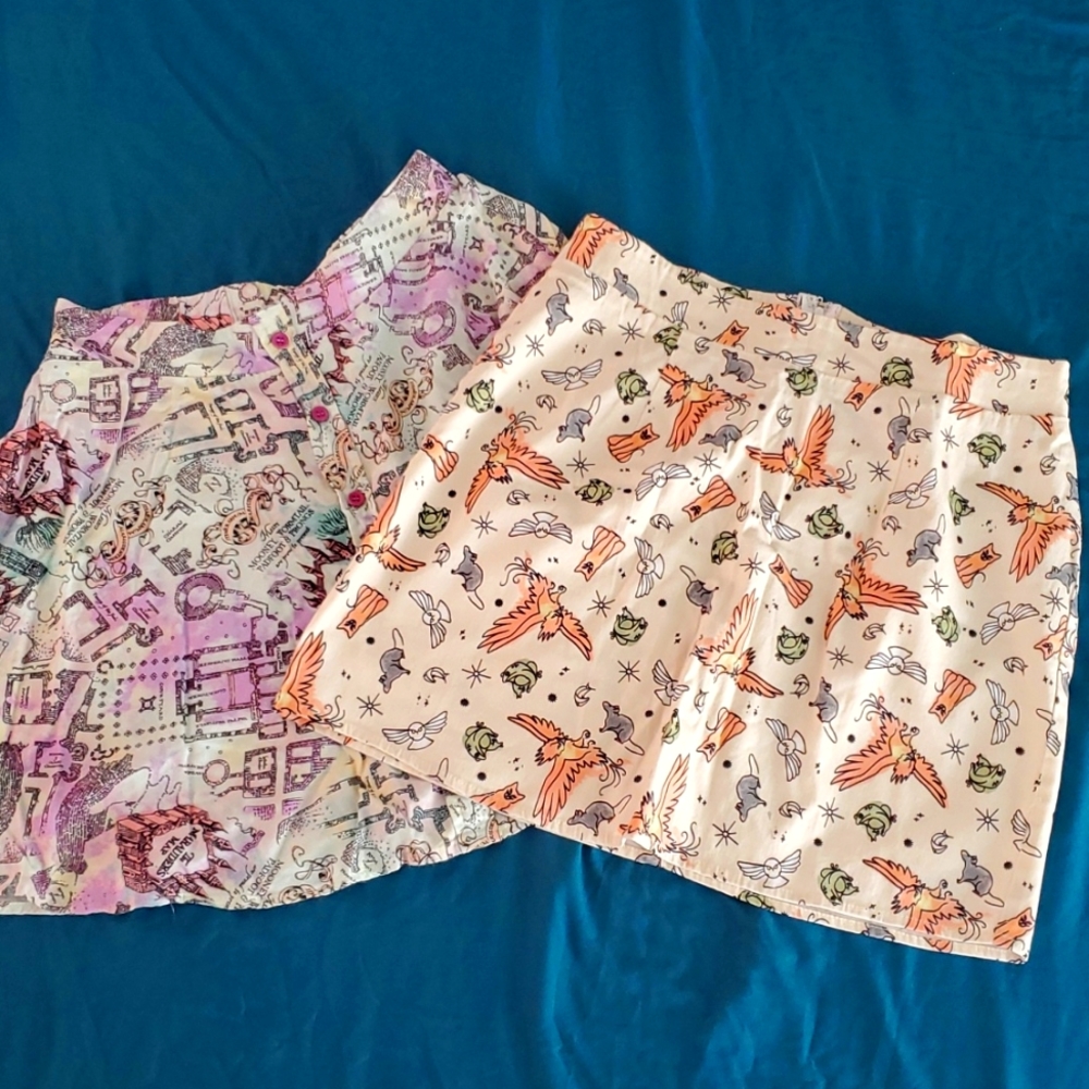 2 Harry Potter skirts. Size S.